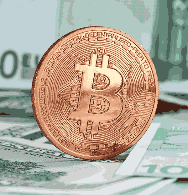 Bitcoin et billets euros Immediate Growth FR
